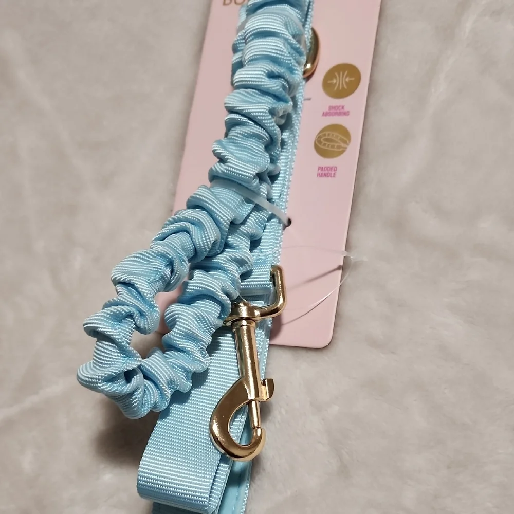 Paris Hilton Light Blue Bungee Dog Leash